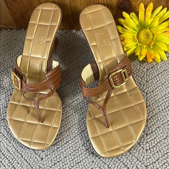 COLE HAAN Women's Wedge Sandals - Picture 1 of 5